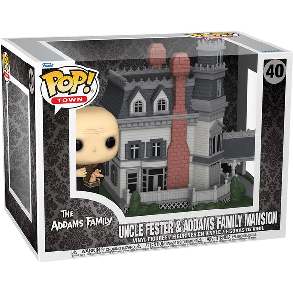 Funko Pop! - The Addams Family: Uncle Fester and Addams Family Mansion