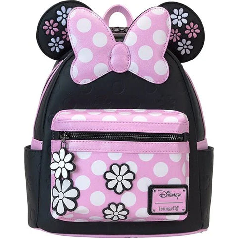 Loungefly - Minnie Mouse Floral Rock the Dots