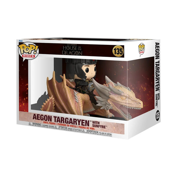 Funko Pop! - House of Dragon: Aegon Tragaryen with Sunfyre (Pre-Order)