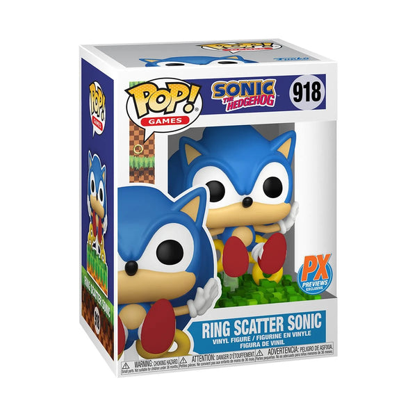 Funko Pop! - Sonic the Hedgehog: Ring Scatter Sonic - PX Exclusive