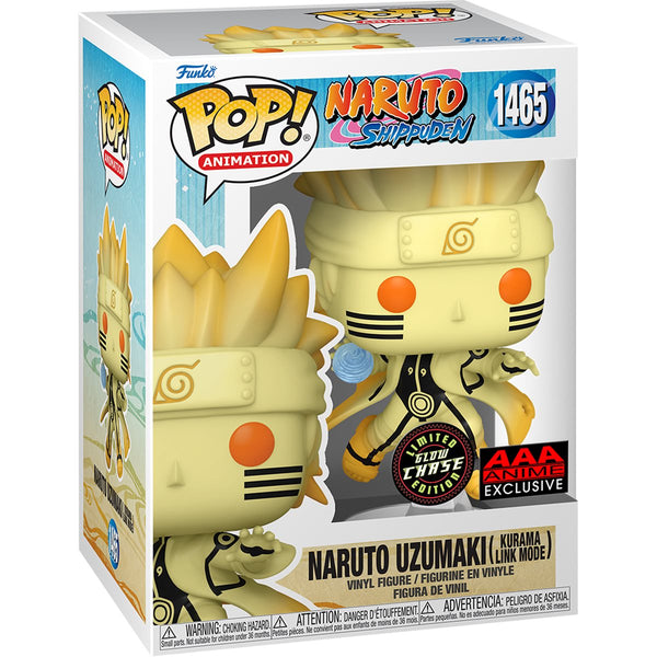 Funko Pop! - Naruto Shippuden: Naruto Uzumaki Kurama Link - AAA Anime Exclusive (Chase)