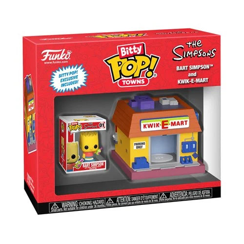 Funko Pop! - Bitty Pop: Bart Simpson and Kwik-E-Mart