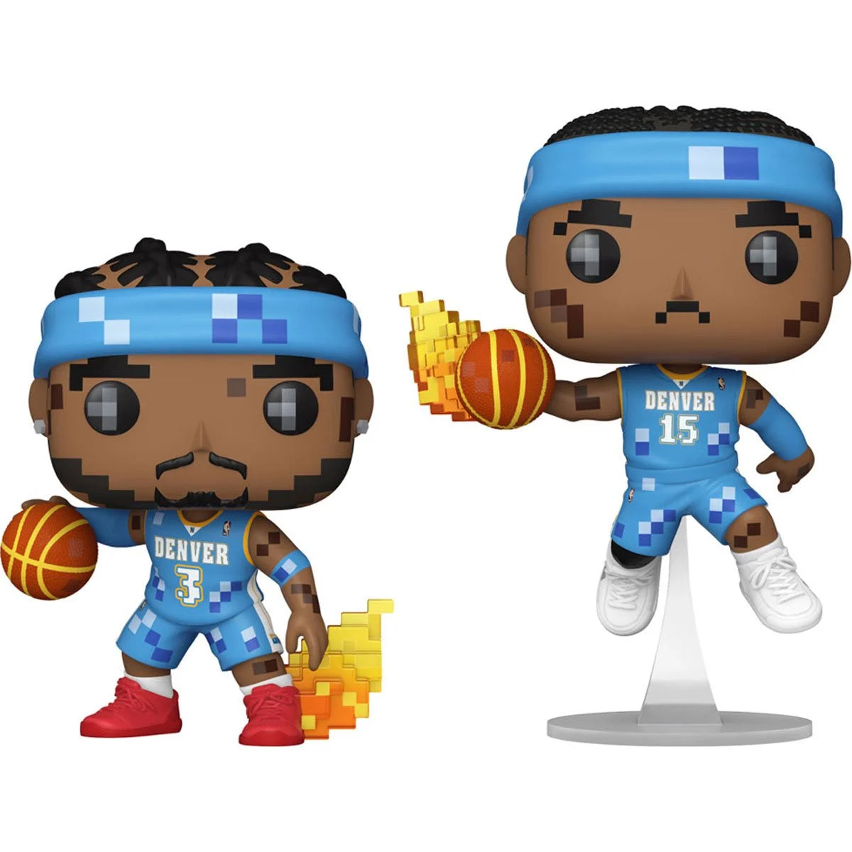 Funko Pop! - NBA Jam: Denver Nuggets Allen Iverson and Carmelo Anthony