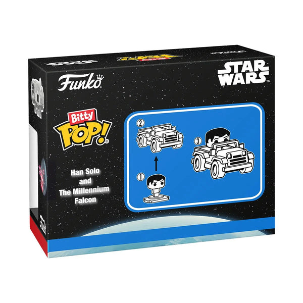 Funko Pop! - Bitty Pop: Han Solo and the Millennium Falcon (Pre-Order)