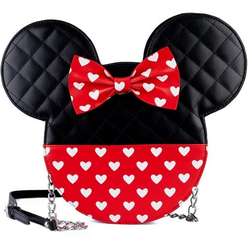 Loungefly: Mickey Mouse and Minnie Mouse Valentines Crossbody Purse (Pre-Order)