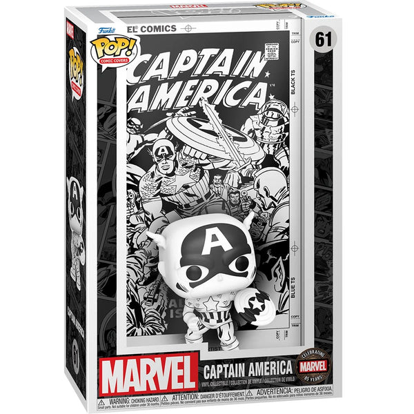 Funko Pop! - Comic Cover: Captain America Black and White