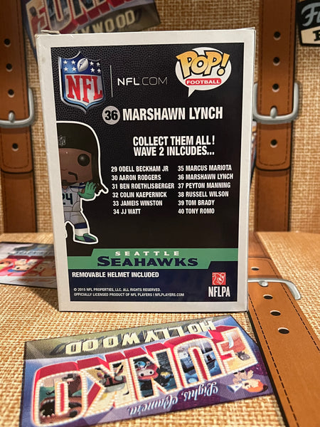 Funko Pop! - Seattle Seahawks: Marshawn Lynch 36