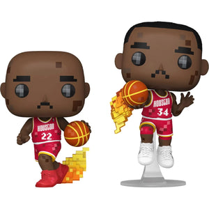 Funko Pop! - NBA Jam: Houston Rockets Clyde Drexler and Hakeem Olajuwon