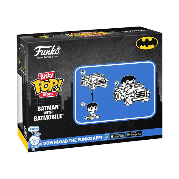 Funko Pop! - Bitty Pop: Batman with Batmobile