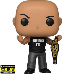 Funko Pop! - WWE: The Rock with Championship Belt EE Exclusive