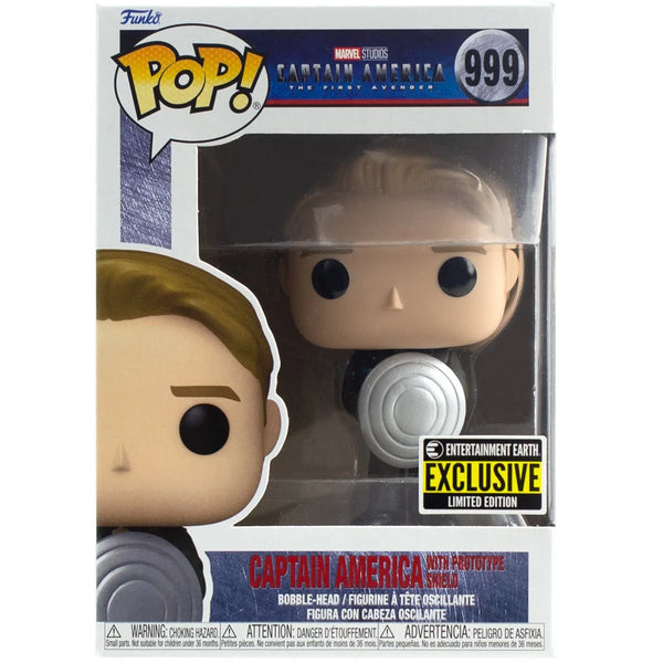 Funko Pop! - Captain America: Captain America with Prototype Shield EE Exclusive