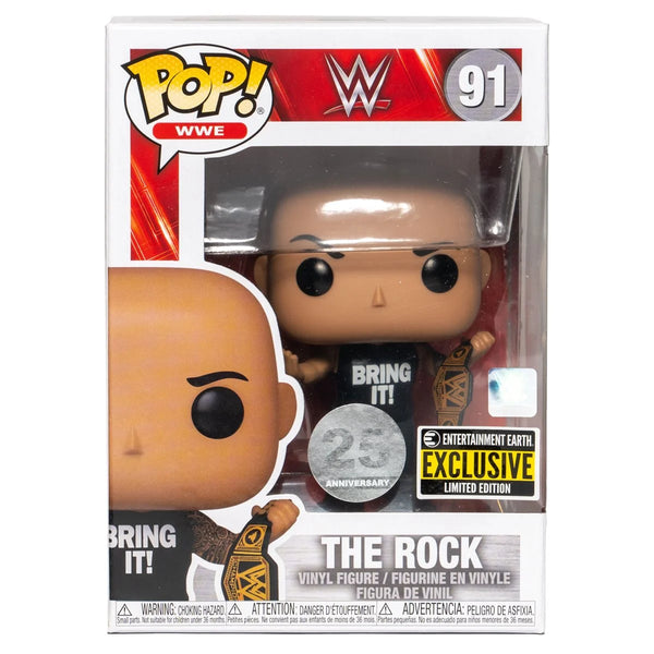 Funko Pop! - WWE: The Rock with Championship Belt EE Exclusive