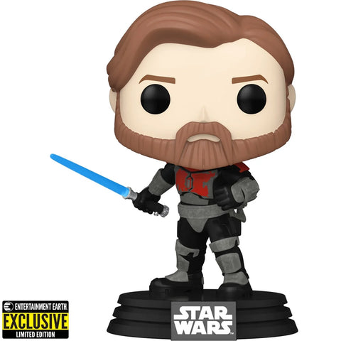 Funko Pop! - Star Wars The Clone Wars: Obi-Wan Kenobi Mandalorian ArmorEE Exclusive