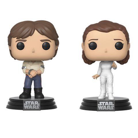 Funko Pop! - Empire Strikes Back: Han and Leia 2-Pack