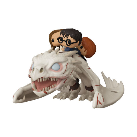 Funko Pop! - Harry Potter 20th Anniversary: Gringotts Dragon with Harry, Ron, and Hermione