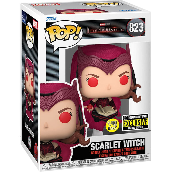 Funko Pop! - Marvel WandaVision: The Scarlet Witch Glow in the Dark - EE Exclusive