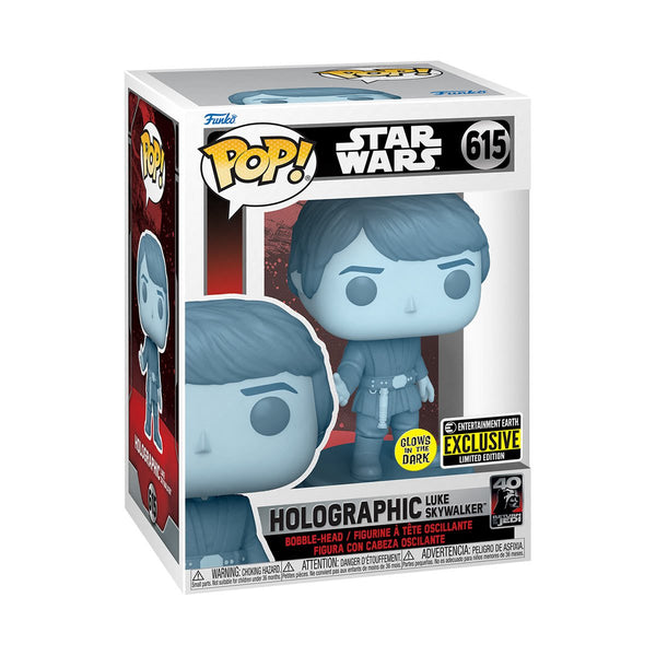 Funko Pop! - Return of the Jedi: Hologram Luke - EE Exclusive