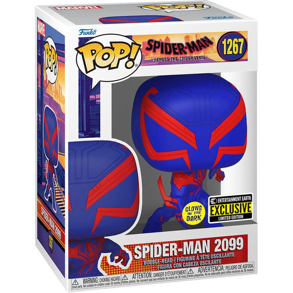 Funko Pop! - Spider-Man: Across the Spider-Verse: Spider-Man 2099 Glow in the Dark - EE Exclusive #1267