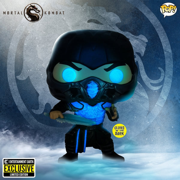 Funko Pop! - Mortal Kombat: Sub-Zero Glow in the Dark - EE Exclusive