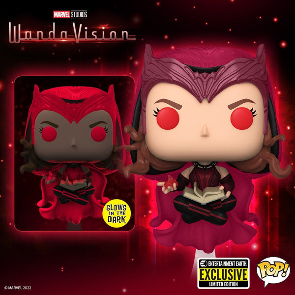 Funko Pop! - Marvel WandaVision: The Scarlet Witch Glow in the Dark - EE Exclusive