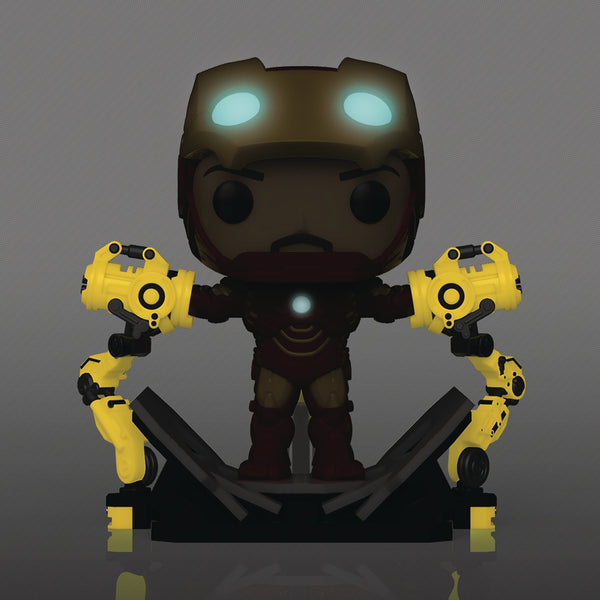 Funko Pop! - Iron Man 2: Iron Man MKIV with Gantry - PX Exclusive (Glow in the Dark)